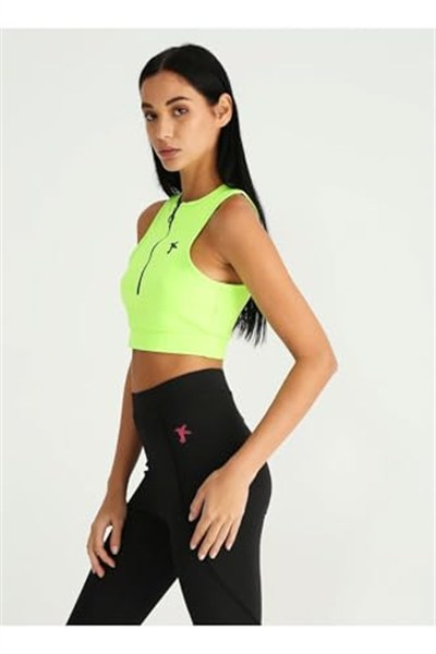 Düz Neon Yeşil Kadın Büstiyer S-SORME, XL, 5002974686