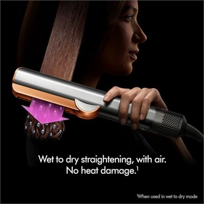 Dyson Airstrait™ Islak Saçtan Kuru Saça Saç Düzleştirici, Sıcak Plakasız Hava ile Düzleştirme, Tüm Saç Tipleri İçin
