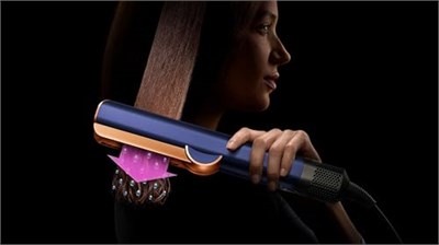 Dyson Airstrait Prusya Mavisi ve Parlak Bakır Islak ve Kuru Saç Düzleştirici