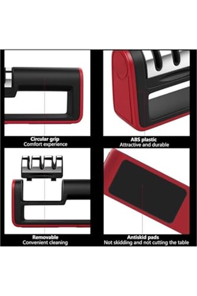 e-lifeoutdoor 3 Kademeli Elmas Taşlı Bıçak Bileme Küçük