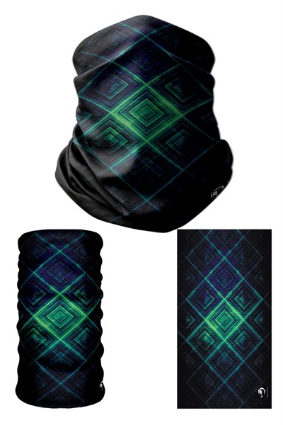 E Taktik Çok Fonksiyonlu Kare Yılan Derisi Dikişsiz Örme UV+ Boyunluk Yüz Maskesi Saç Bandı Bandana Do Rag