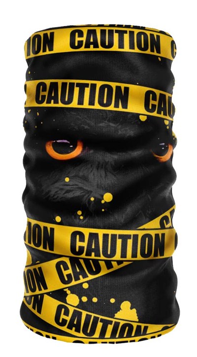 e taktik ® DeBuff Collar ® Caution Cat Boyunluk Bandana