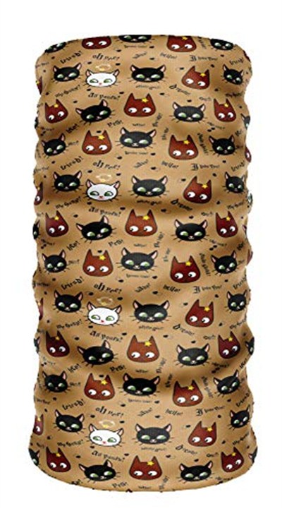 e taktik ® DeBuff Collar Cute Cat Boyunluk Bandana