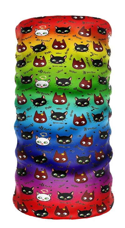 e taktik ® DeBuff Collar Cute CatTwo Boyunluk Bandana