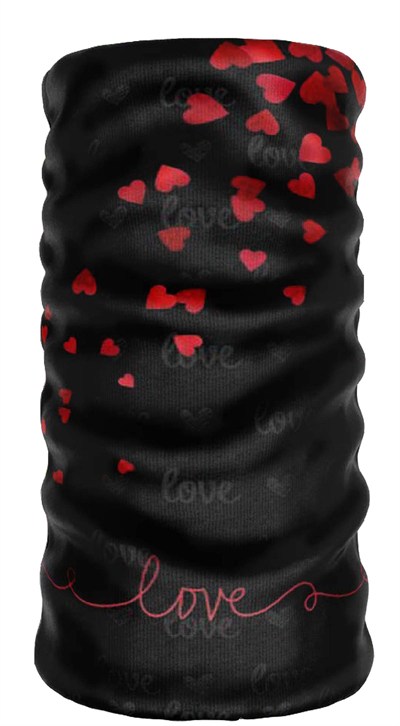 e taktik ® DeBuff Collar Kalp Desenli Boyunluk Bandana