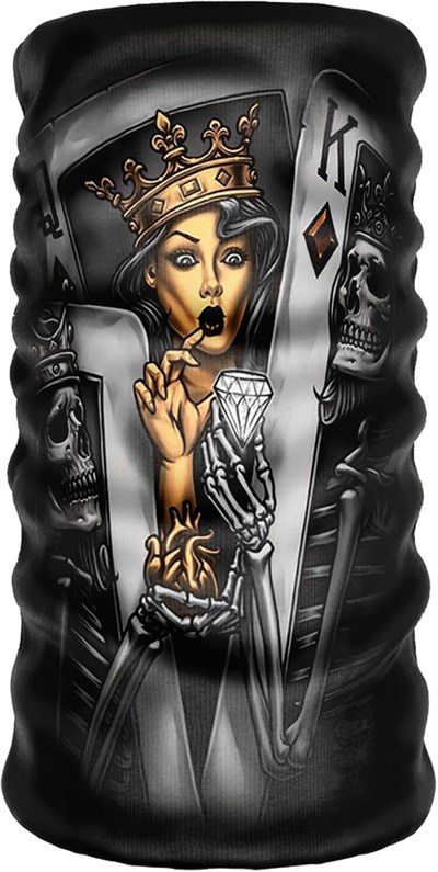 e taktik ® DeBuff Collar Skull Diamond Girl Boyunluk Bandana