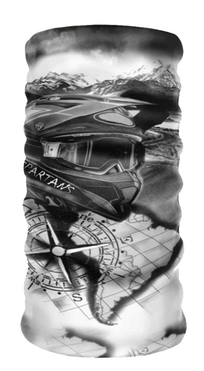 e taktik ® DeBuff Collar Spartanmotocycle Buff Boyunluk Bandana Balaklava