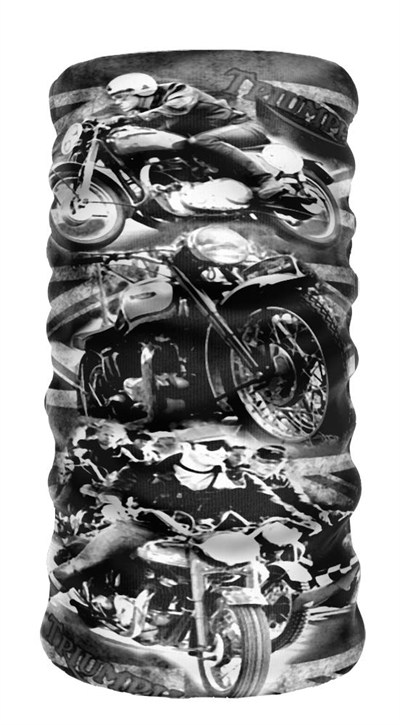 e taktik ® DeBuff Collar Triumph Motocycle Buff Boyunluk Bandana Balaklava