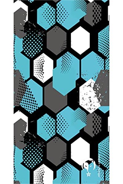 e taktik Extreme Dijital Desing Seamless +UV Mavi Renkli Desenli Boyunluk Bandana Buff Saç Bandı Maske Balaklava Toka