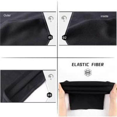 e taktik Extreme Fonksiyonel Siyah Termal Micro Boyunluk/Bandana