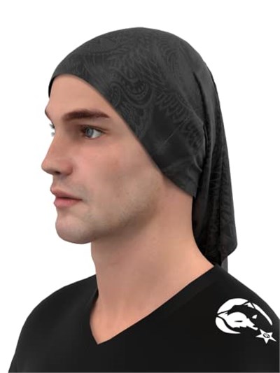 e taktik Extreme Siyah Kurt Kamuflaj Desenli Boyunluk Buff Bandana Saç Bandı Balaclava Yüz Maskesi
