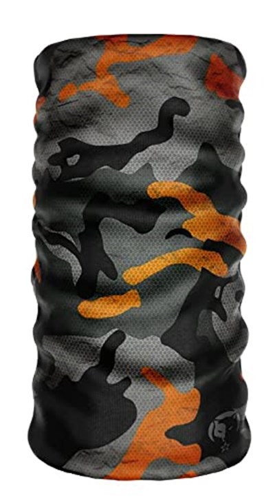 e taktik Extreme Turuncu Kamuflaj Desenli Boyunluk Buff Bandana Saç Bandı Balaclava Yüz Maskesi