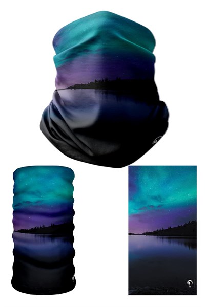 e taktik Multifunctional Blue Lake View Seamless Knitting UV+ Neckerwear Face Mask Headband Bandana Do Rag Hairband