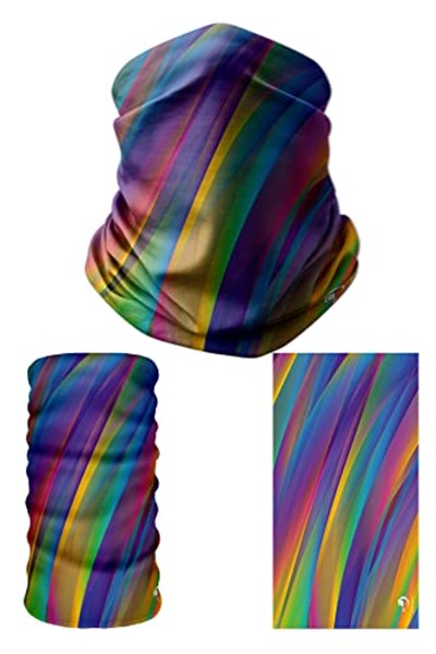 e taktik Multifunctional Colorful Paint Strokes Seamless Knitting UV+ Neckerwear Face Mask Headband Bandana Do Rag Hairband