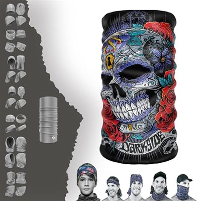 e taktik Multifunctional Colorful Skull Seamless Knitting UV+ Neckerwear Face Mask Headband Bandana Do Rag Hairband