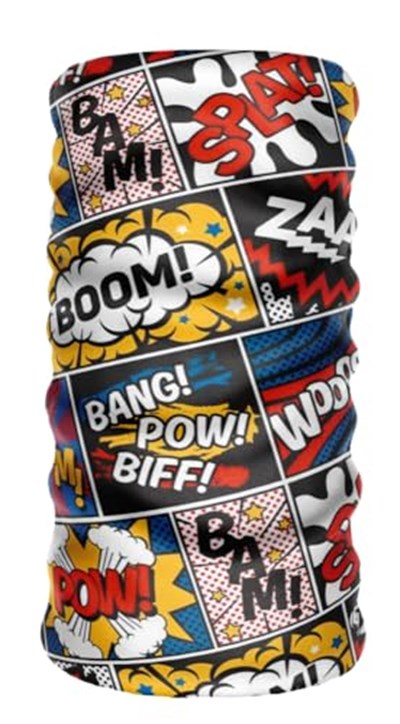 e taktik Multifunctional Comic Book Reactions Seamless Knitting UV+ Neckerwear Face Mask Headband Bandana Do Rag Hairband