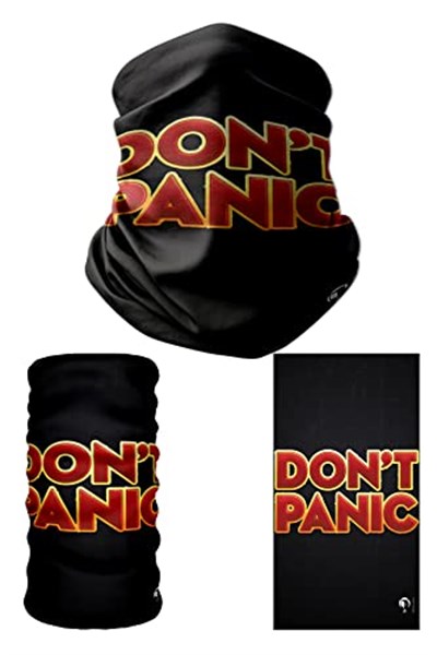 e taktik Multifunctional Dont Panic Seamless Knitting UV+ Neckerwear Face Mask Headband Bandana Do Rag Hairband