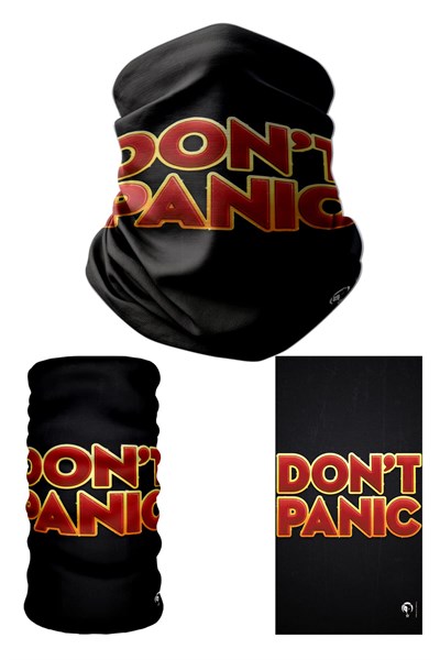 e taktik Multifunctional Dont Panic Seamless Knitting UV+ Neckerwear Face Mask Headband Bandana Do Rag Hairband