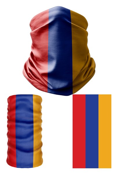 e taktik Multifunctional Flag of Armenia Seamless UV+Face Mask Headband Bandana Do Rag Hairband