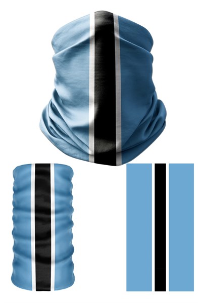 e taktik Multifunctional Flag of Botswana Seamless UV+Face Mask Headband Bandana Do Rag Hairband