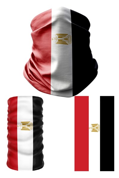e taktik Multifunctional Flag of Egypt Seamless UV+Face Mask Headband Bandana Do Rag Hairband