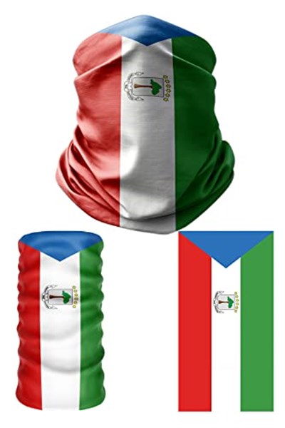 e taktik Multifunctional Flag of Equatorial Guinea Seamless UV+Face Mask Headband Bandana Do Rag Hairband