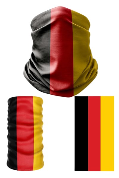 e taktik Multifunctional Flag of Germany Seamless UV+Face Mask Headband Bandana Do Rag Hairband
