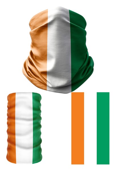 e taktik Multifunctional Flag of Ivory Coast Seamless UV+ Headband Bandana Do Rag Hairband