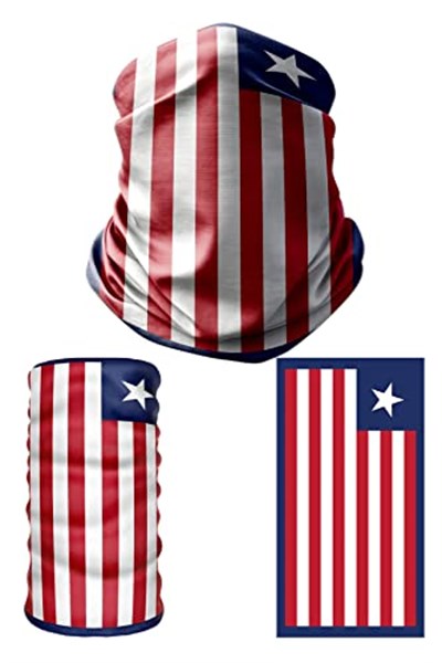 e taktik Multifunctional Flag of Liberia Seamless UV+Face Mask Headband Bandana Do Rag Hairband