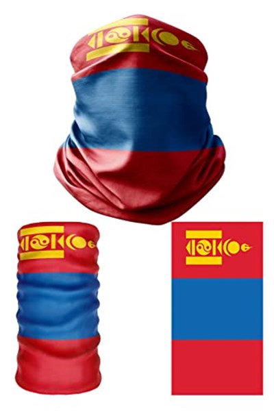 e taktik Multifunctional Flag of Mongolia Seamless UV+Face Mask Headband Bandana Do Rag Hairband