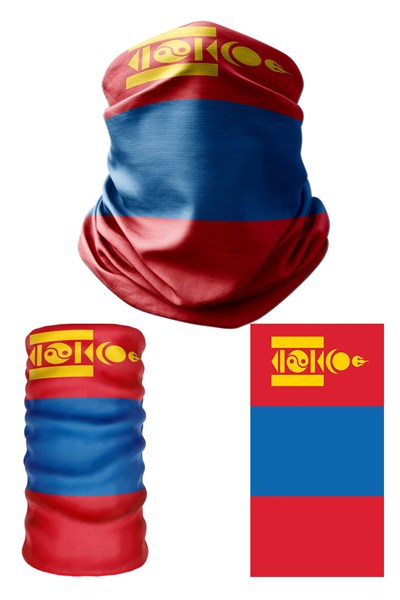 e taktik Multifunctional Flag of Mongolia Seamless UV+Face Mask Headband Bandana Do Rag Hairband