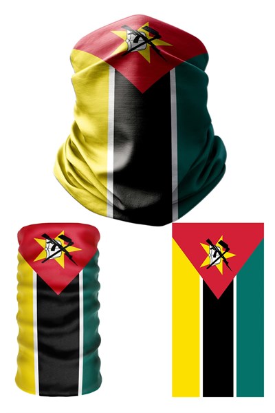 e taktik Multifunctional Flag of Mozambique Seamless UV+Face Mask Headband Bandana Do Rag Hairband