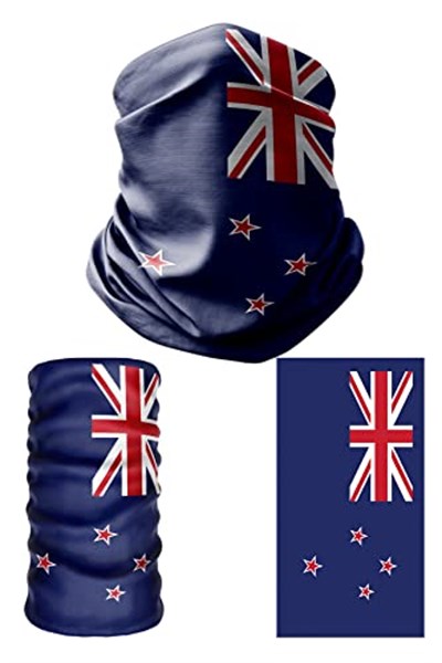e taktik Multifunctional Flag of New Zealand Seamless UV+Face Mask Headband Bandana Do Rag Hairband