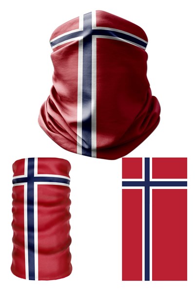 e taktik Multifunctional Flag of Norway Seamless UV+Face Mask Headband Bandana Do Rag Hairband