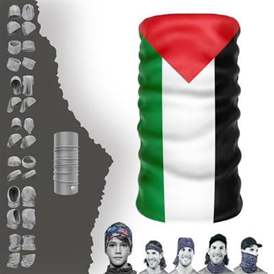 e taktik Multifunctional Flag of Palestine Seamless UV+Face Mask Headband Bandana Do Rag Hairband
