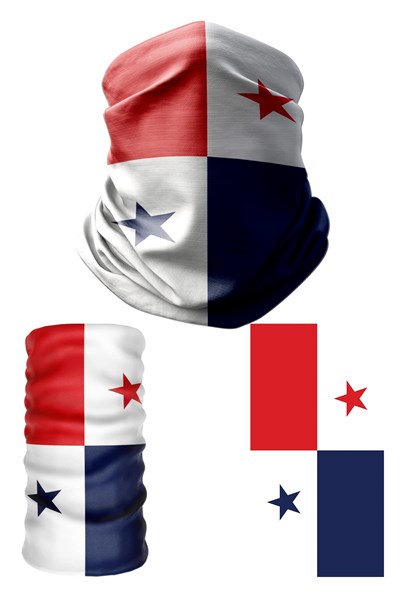 e taktik Multifunctional Flag of Panama Seamless UV+Face Mask Headband Bandana Do Rag Hairband