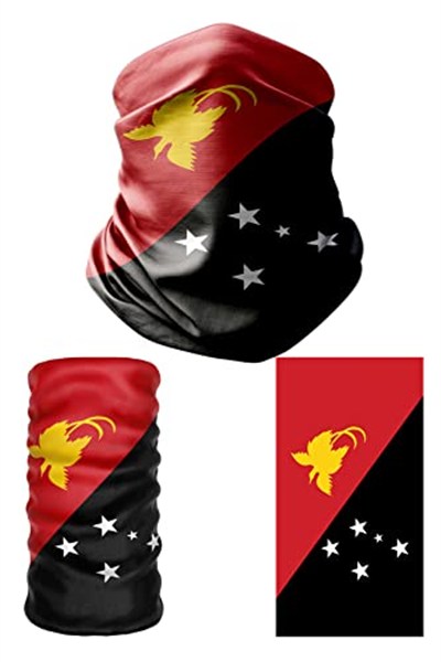 e taktik Multifunctional Flag of Papua New Guinea Seamless UV+Face Mask Headband Bandana Do Rag Hairband