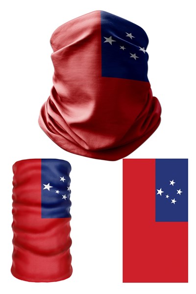 e taktik Multifunctional Flag of Samoa Seamless UV+Face Mask Headband Bandana Do Rag Hairband
