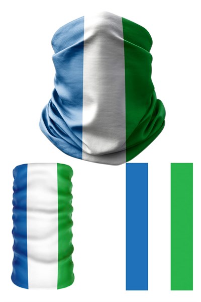 e taktik Multifunctional Flag of Sierra Leone Seamless UV+Face Mask Headband Bandana Do Rag Hairband
