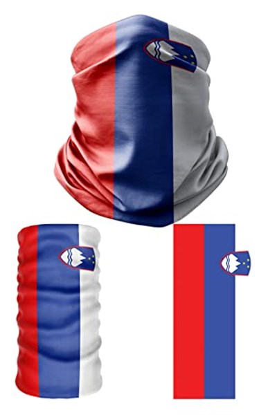 e taktik Multifunctional Flag of Slovenia Seamless UV+Face Mask Headband Bandana Do Rag Hairband