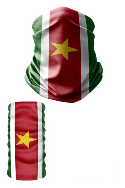 e taktik Multifunctional Flag of Suriname Seamless UV+Face Mask Headband Bandana Do Rag Hairband