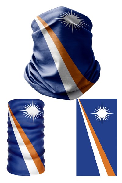 e taktik Multifunctional Flag of the Marshall Island Seamless UV+Face Mask Headband Bandana Do Rag Hairband