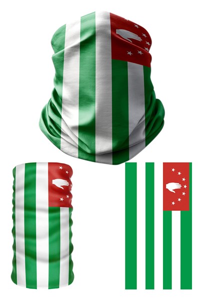 e taktik Multifunctional Flag of the Republic of Abkhazia Seamless UV+ Headband Bandana Do Rag Hairband