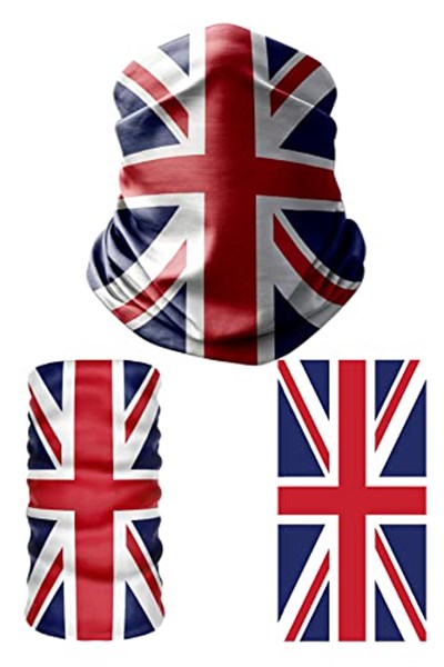 e taktik Multifunctional Flag of the United Kingdom Seamless UV+Face Mask Headband Bandana Do Rag Hairband