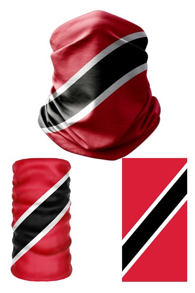e taktik Multifunctional Flag of Trinidad and Tobago Seamless UV+Face Mask Headband Bandana Do Rag Hairband