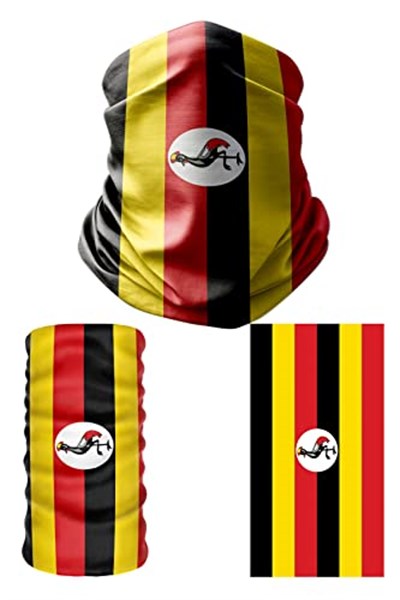 e taktik Multifunctional Flag of Uganda Seamless UV+Face Mask Headband Bandana Do Rag Hairband