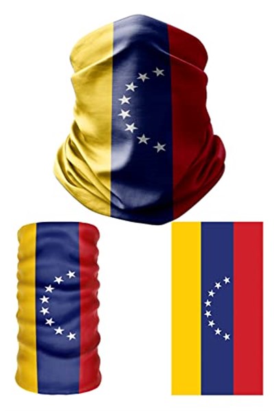 e taktik Multifunctional Flag of Venezuela Seamless UV+Face Mask Headband Bandana Do Rag Hairband