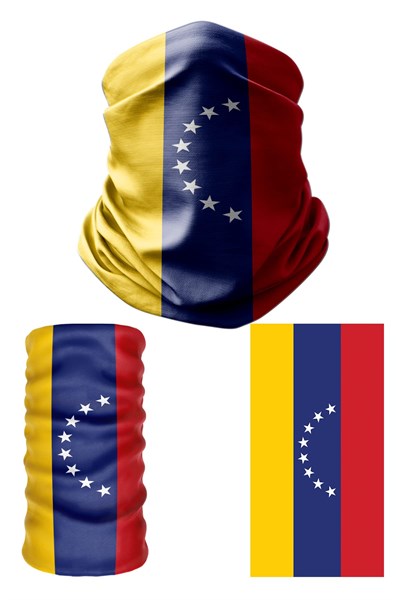 e taktik Multifunctional Flag of Venezuela Seamless UV+Face Mask Headband Bandana Do Rag Hairband