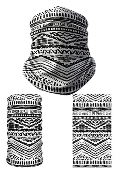 e taktik Multifunctional Flat Zigzag Mandala Seamless Knitting UV+ Neckerwear Face Mask Headband Bandana Do Rag Hairband