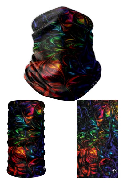 e taktik Multifunctional Magic Ebru Art Seamless Knitting UV+ Neckerwear Face Mask Headband Bandana Do Rag Hairband